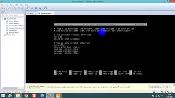 langkah langkah konfigurasi ip address pada debian VMware