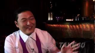 PSY Talks About Being Sick Of Gangnam Style Dance - Take 40 Interview