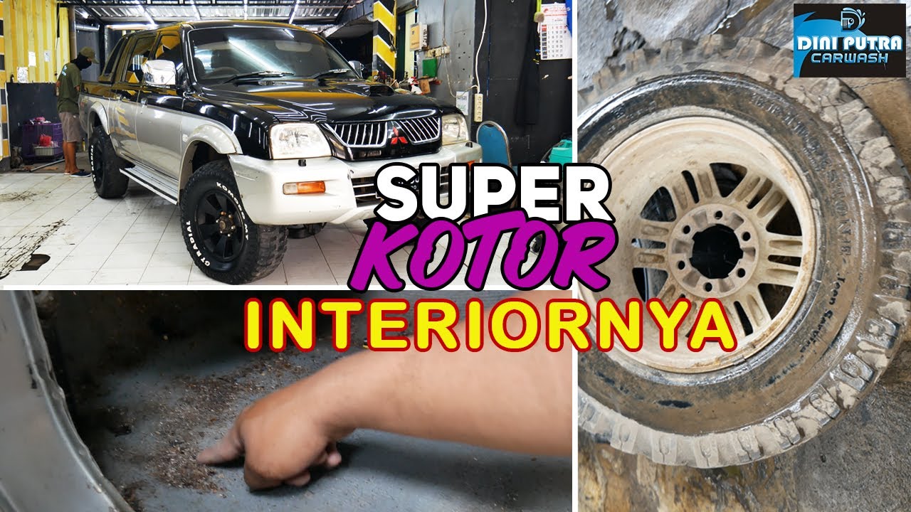 MOBIL PROYEK !! Salon Mobil STRADA L200 Full Detailing