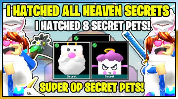 NEW HEAVEN WORLD IN TAPPING SIMULATOR! I HATCHED ALL SECRET PETS! 15 MILLION SR TOKENS!! - Roblox