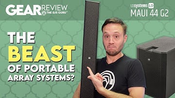 Bekijk voordat u koopt! | LD Systems Maui 44 G2 draagbaar kolom PA-systeem review