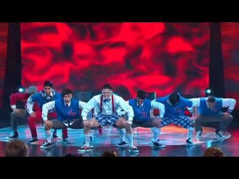 JUSTICE CREW THRILLING PERFORMANCE on Grand Final ...