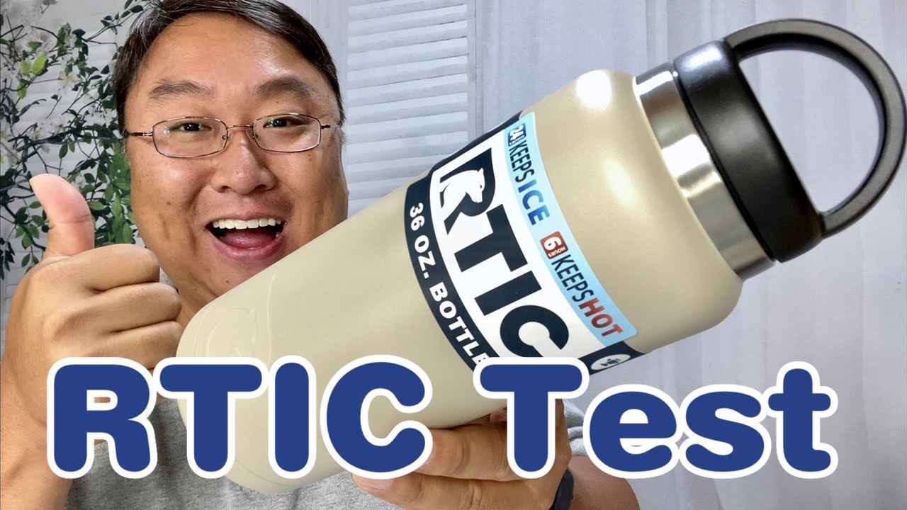 RTIC 36oz Stainless Steel Bottle Test and Review 