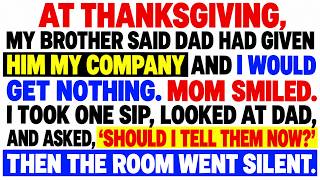 Details My Brother Announced He Owned My Company at Thanksgiving. He Forgot One Signature... Update