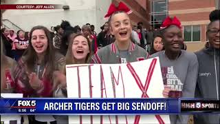 Archer Tigers get big sendoff
