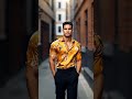 Men S Retro Casual Printed Floral Lapel Short Sleeve Shirt Ootd Fyp Menstshirt Tshirt Menswear 