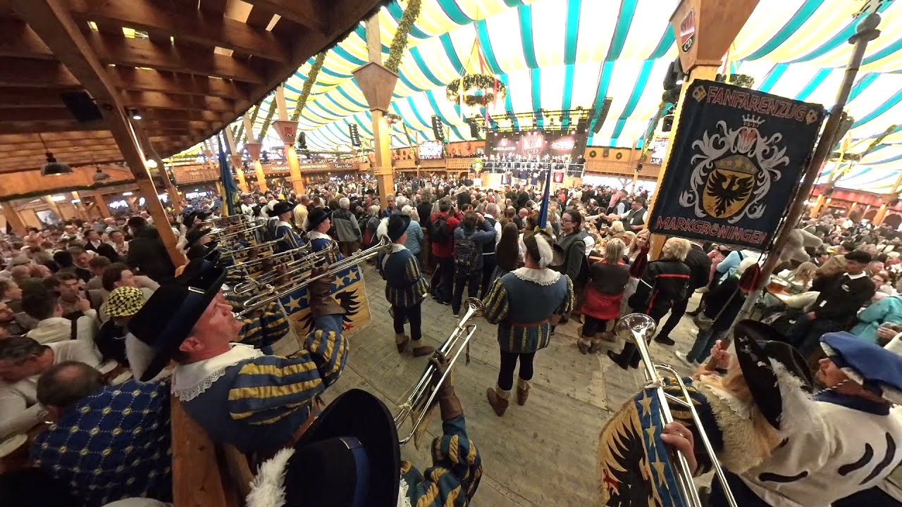 Eröffnung Cannstatter Wasen 2025 | Fanfarenzug Markgröningen