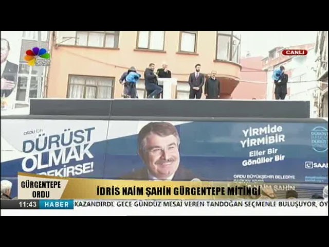 07/03/2019 OBB BAŞKAN ADAYI İDRİS NAİM ŞAHİN GÜRGENTEPE MİTİNGİ