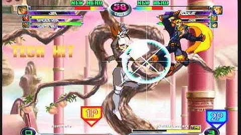 MvC2: Rogue vs Jin - Throw/Tech-Hit Battle