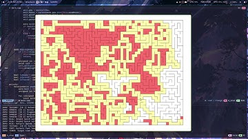 Maze Generation & Solution visualization.