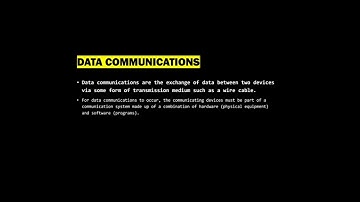 (CSE/IT - Tutorial) - What is data communication? in bangla.