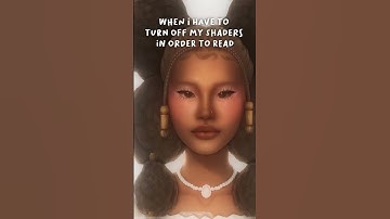 TURNING OFF MY GSHADE | The Sims 4 #sims #thesims #shorts