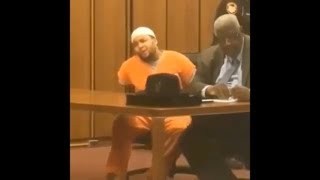 Man cries like a baby after judge gave him decades in prison for armed robbery!