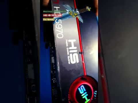 HIS RADEON HD 5970 2Gb Repair #computerrepair #graphiccardrepair #gpu #amd #ytshort #pakistan