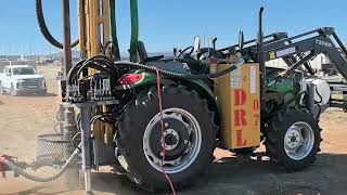 Tractor-Powered Large-Diameter Drilling Rig | All-in-One for Solar &amp; Water Well Projects