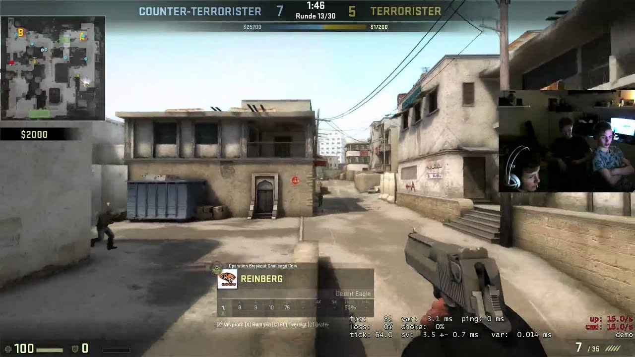 CSGO: Deagle jump shot!