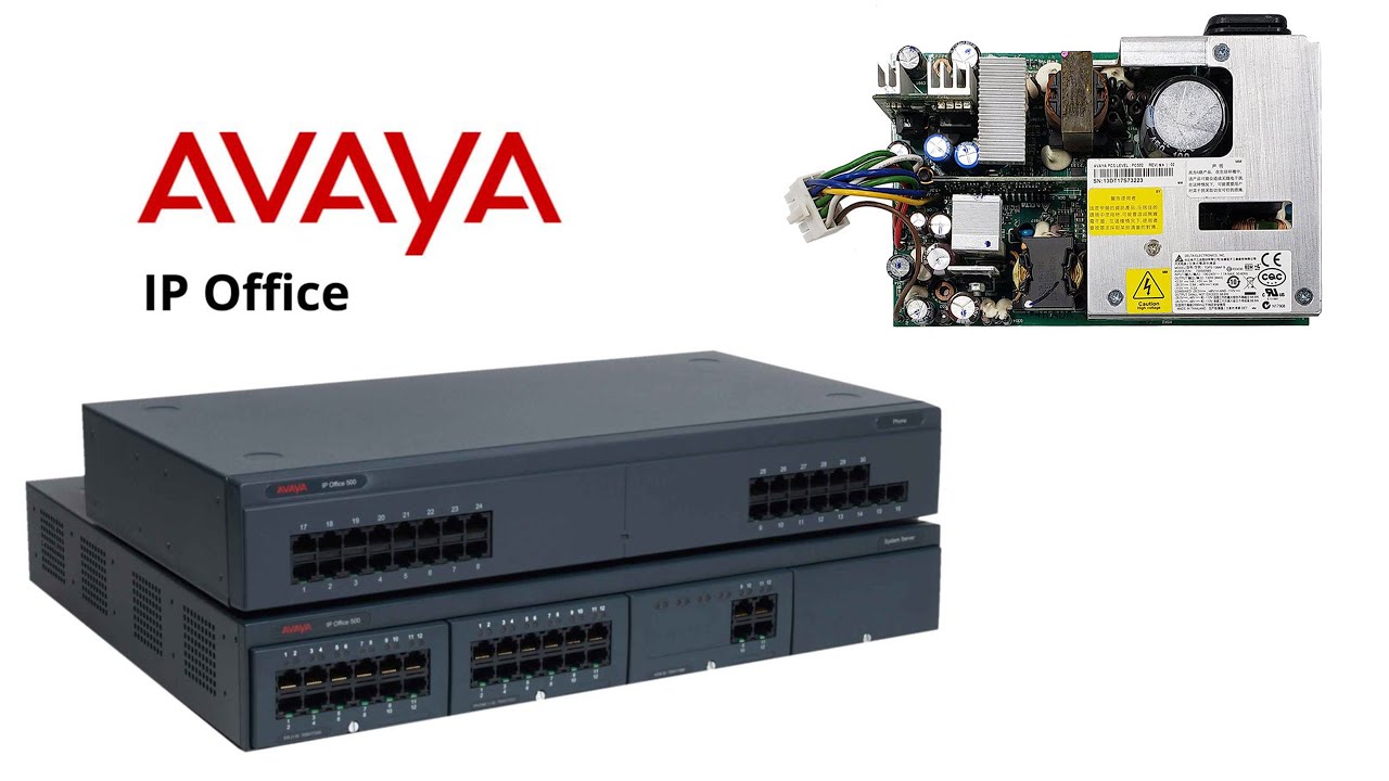 Avaya IP Office 500 V2 | Power supply Replacement - YouTube