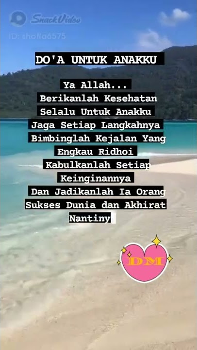 doa untuk anakku