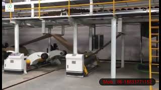 5 ply corrugated cardboard production line  Jeytop carton machinery