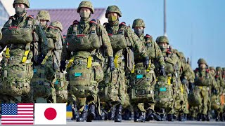 US-Japanese Alliance. US and Japanese Army paratroopers conducted airborne operations.