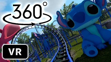 Stitch Roller Coaster VR 360° Experience #vr360 #viral