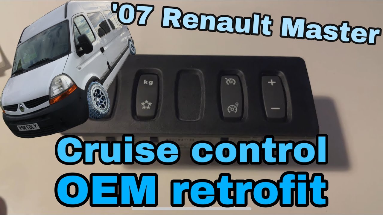 2007 Renault Master cruise control Useful tips and