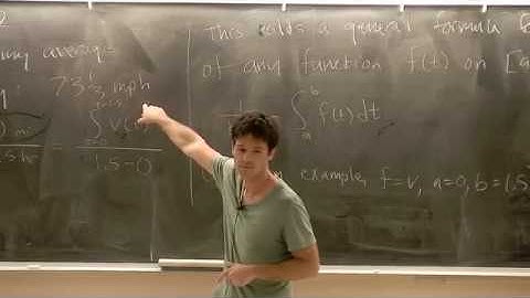 Calculus II Lecture on Average Value and Volumes of Revolution
