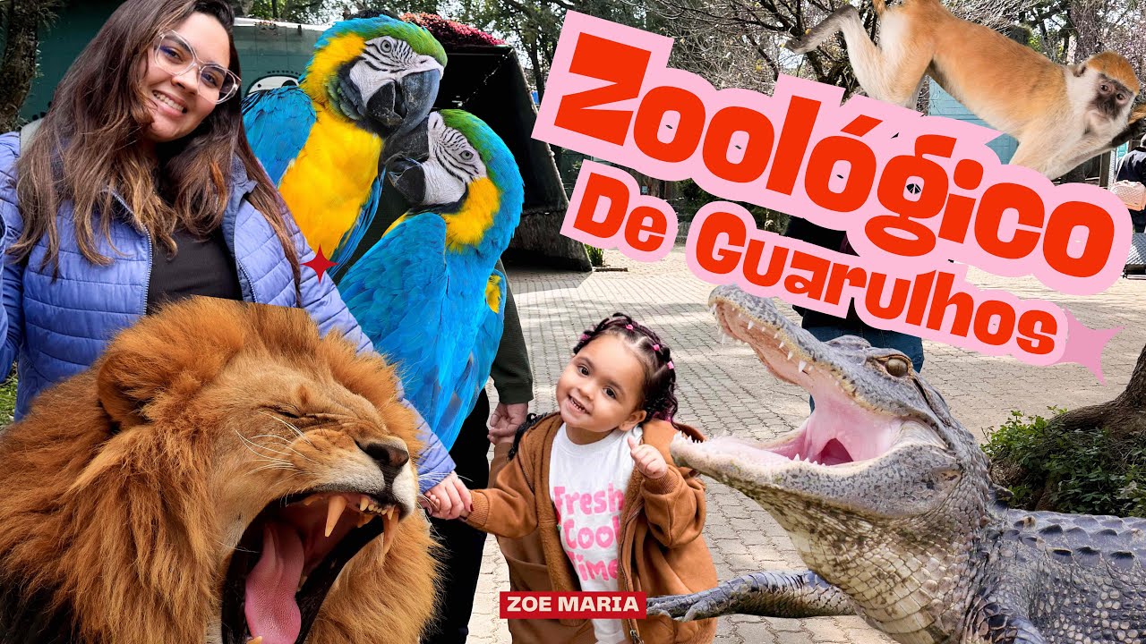 VISITA AO ZOOLÓGICO DE GUARULHOS | Família Zoe Maria ✨