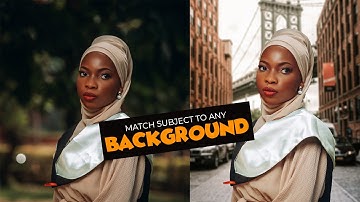 How to Color Match Images in Photoshop (FAST & EASY METHOD) #photoshp #2023