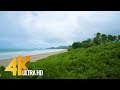 4K UHD Beach Relax Video with Ocean Waves Sounds | Hawaii - Oahu Beach (3.5 Hours Video)