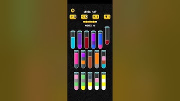 Map 447 Solution||Color Water Sort 3D!