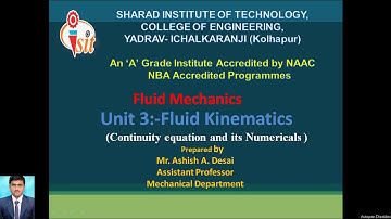 Unit 3 Fluid Kinematics  III
