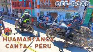 HUAMANTANGA 🌄OFF-ROAD en Moto Desde LIMA ( Capt. 1 | #168 SEPT 2022