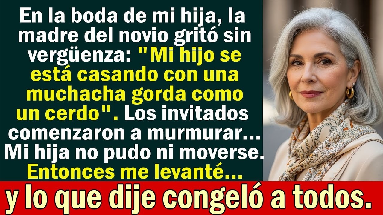 La suegra humilló a mi hija en su boda… lo que dije después calló a todos