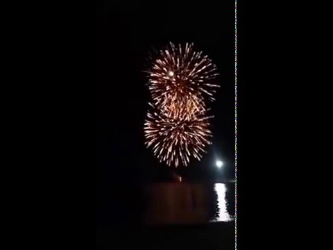Новый год в Черногории. 2016 г время 00:00