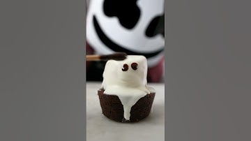Ghost Brownies #halloween #marshmallow #recipe