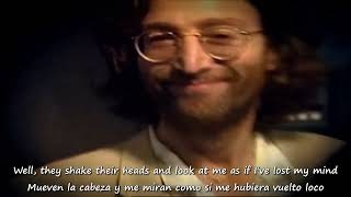 John Lennon - Watching The Wheels  (1981)   Lyrics / Subtítulos  Español