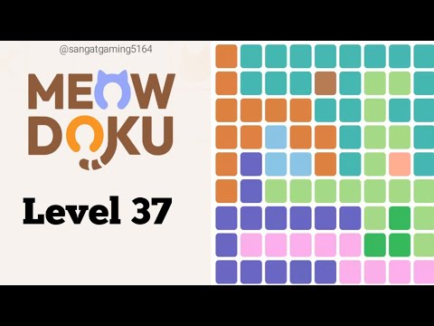 Meowdoku Level 37 tutorial thumbnail
