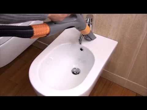 Pulizia vapore sanitari con biocleaner Pulire casa con il vapore