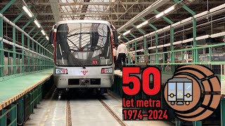 50 let pražského metra | Jízdy M1 na DOD depa Kačerov + zátah Ečs, 81-71 a 81-71M | 04. 05. 2024
