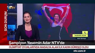 Ntv Olimpiyat Madalyalı Yasemin Adar Ntvde