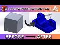 Solidworks Cut Extrude | Remove Material From 3D Models
