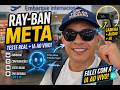Ray-Ban Meta: Unboxing + Configuração Completa + Teste REAL com IA ao Vivo!