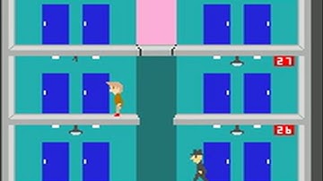 Elevator Action (Taito 1983)  Attract Mode 60fps