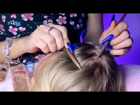 ASMR INSANE Scalp Check, Deep Relaxing, Calming Crispy Sounds