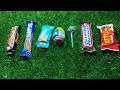 ASMR Most Popular Candys / some lots of colorful rainbow lollipop candy / unpacking chocolate eat