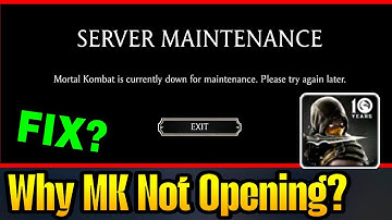 MK Mobile Server Maintenance Today | Mortal Kombat Server Maintenance Problem 2025