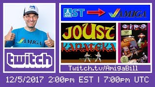 12/7/2017 - Commodore Amiga - Unofficial Atari ST Ports - Oids, Karateka, Joust & More Wealth