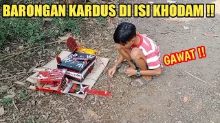 Barongan kardus di isi khodam||apa bisa??