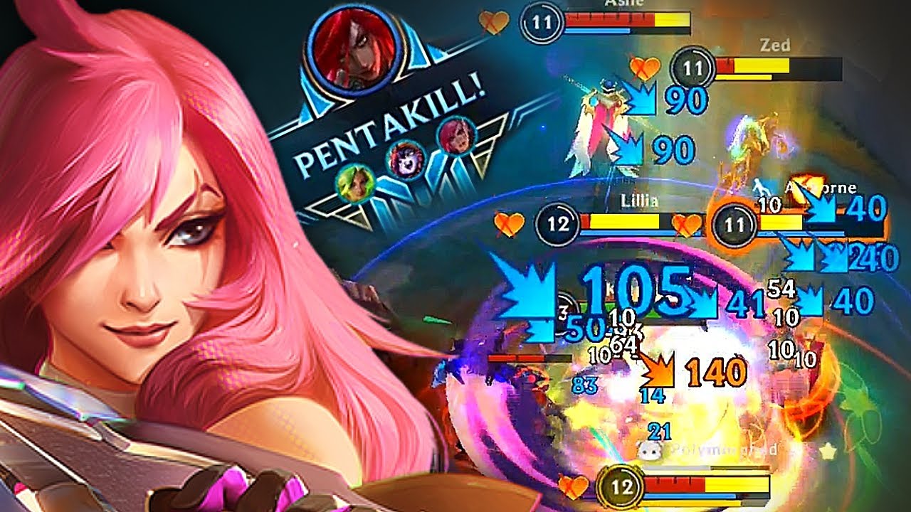UNSTOPPABLE KATARINA 1v5 PENTAKILL | WILD RIFT